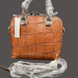 New Dooney & Bourke Croc Satchel/Crossbody NWT